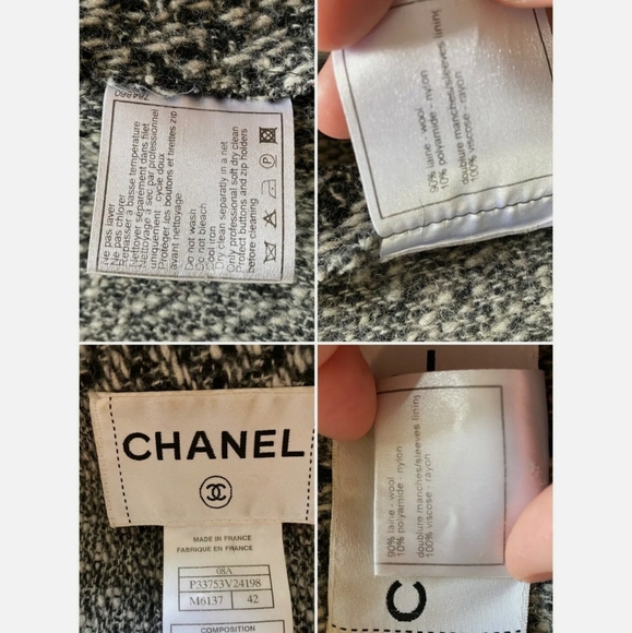 💕SOLD to Daina💕CHANEL Jacket Grey w/ CC Buttons - Picture 10 of 11